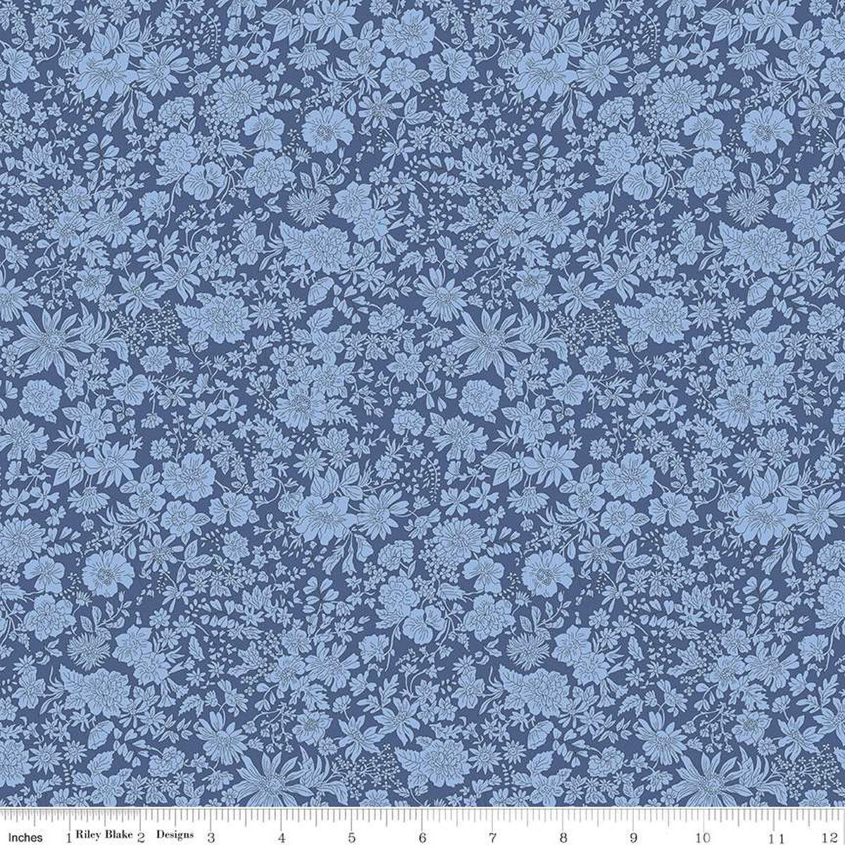 Liberty Fabrics-Emily Belle Ultramarine-fabric-gather here online
