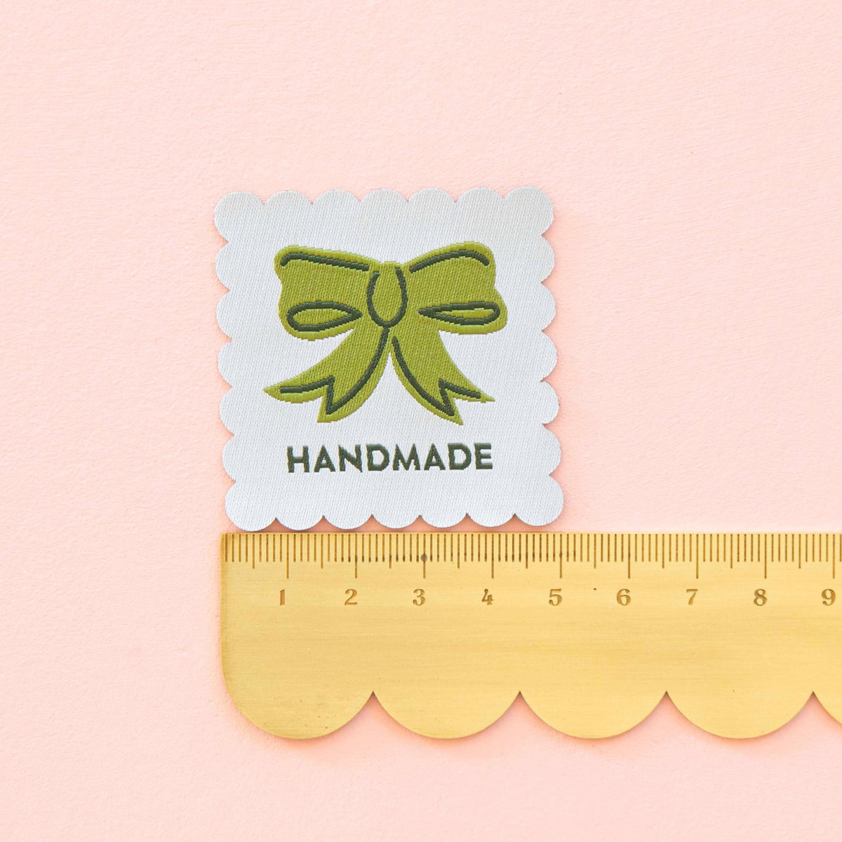 Sarah Hearts-Bows Multipack Large Sew-In Labels-sewing notion-gather here online