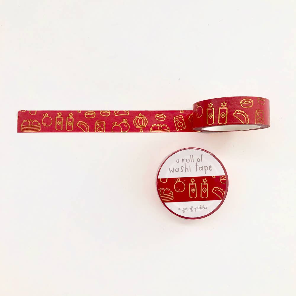 A Jar Of Pickles-Lunar New Year Washi Tape-notion-gather here online