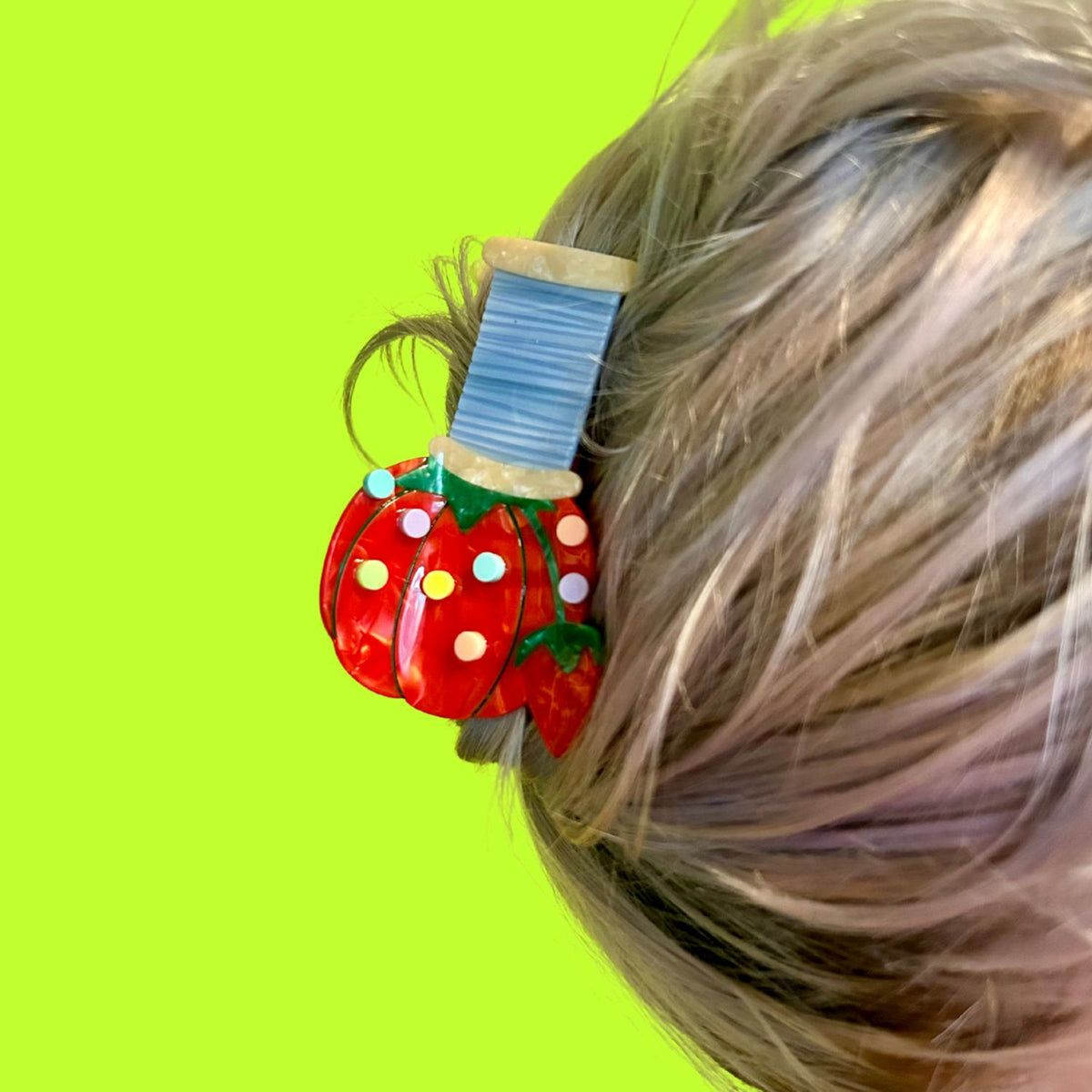 The Peach Fuzz-Pin Cushion Hair Claw-accessory-gather here online