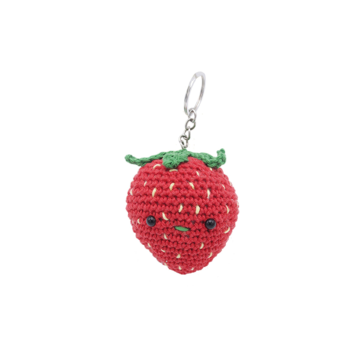 Hardicraft-DIY Crochet Kit - Strawberry Keychain-knitting / crochet kit-gather here online