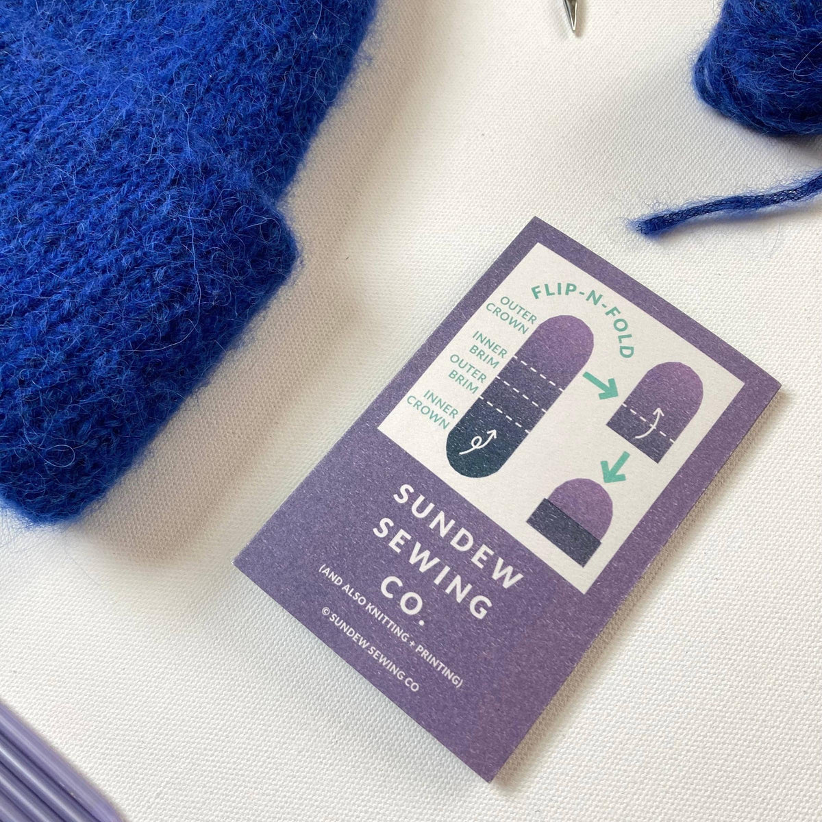 Sundew Sewing Co-Flip-N-Fold Hat Mini Zine-book-gather here online