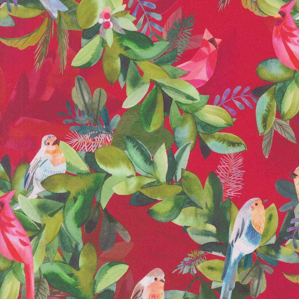 Moda-Garland Aviary Berry-fabric-gather here online