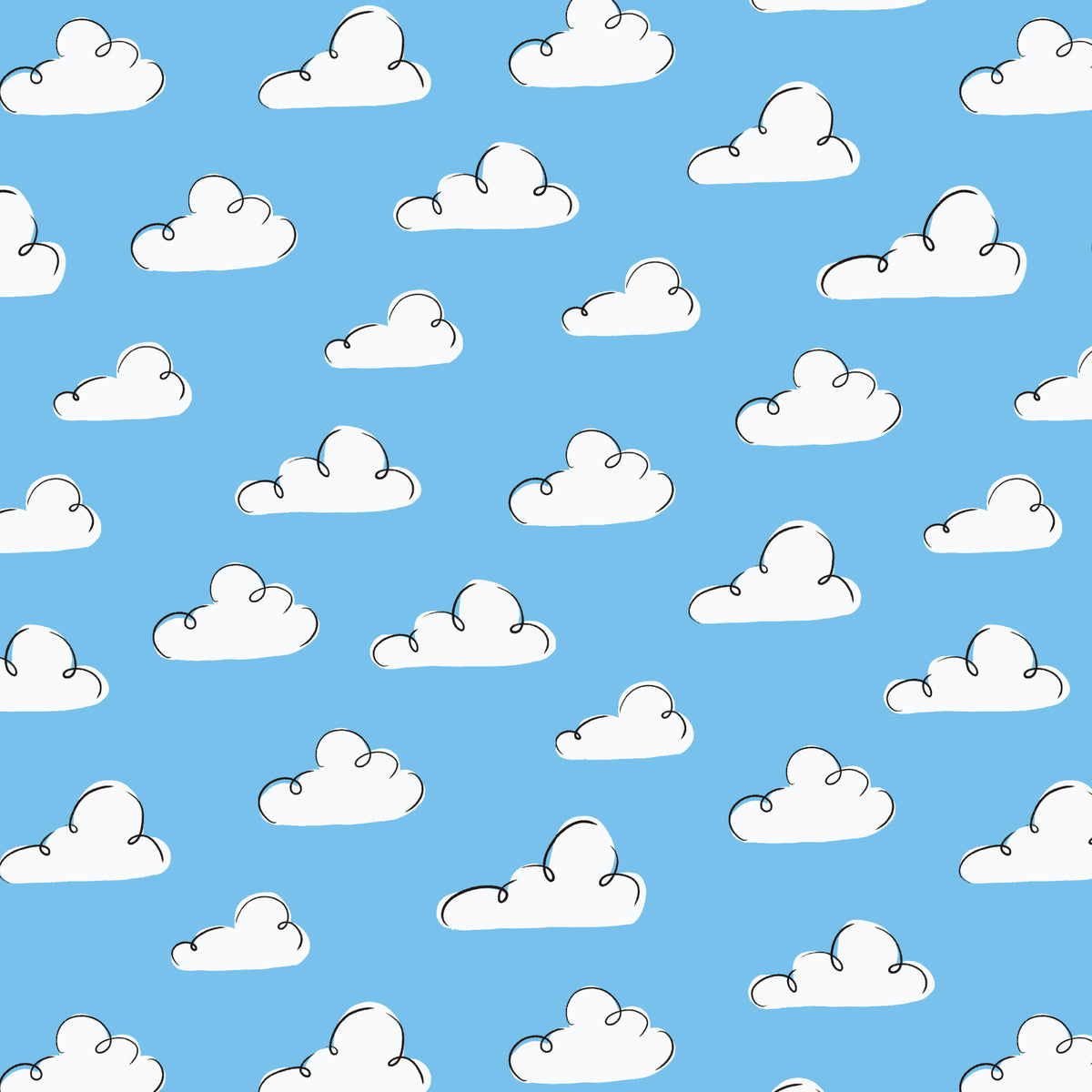 Cloud9-Summer Sky Blue-fabric-gather here online