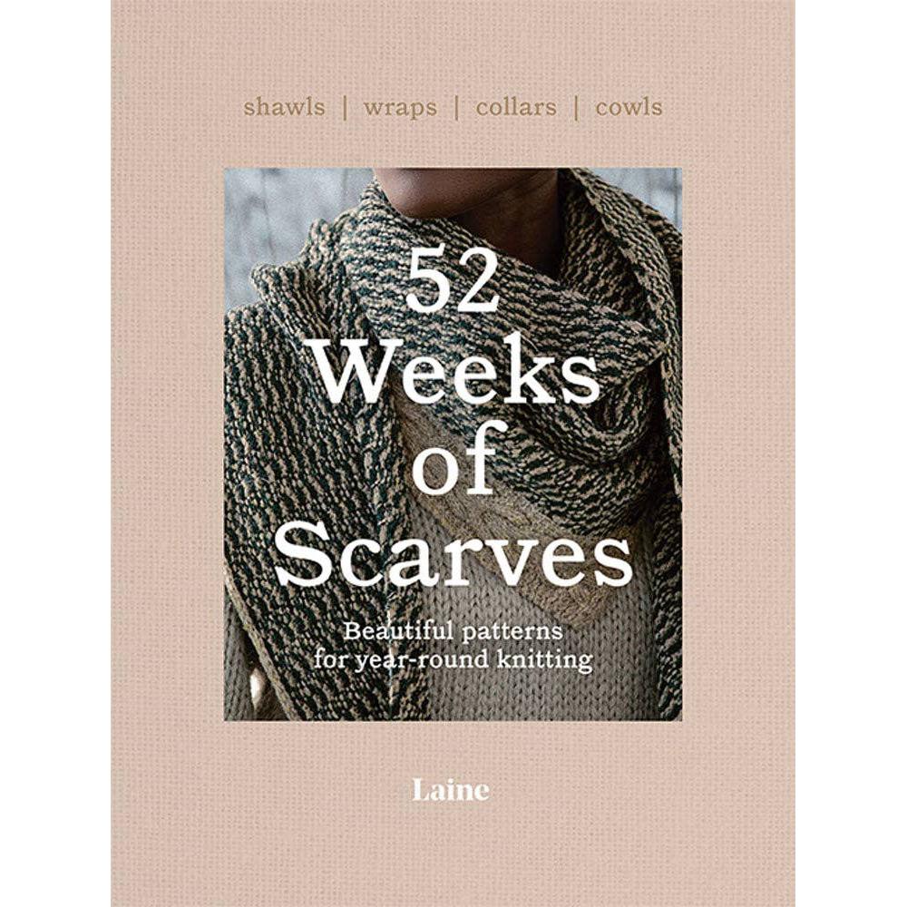 Laine-52 Weeks of Scarves - Softcover-book-gather here online