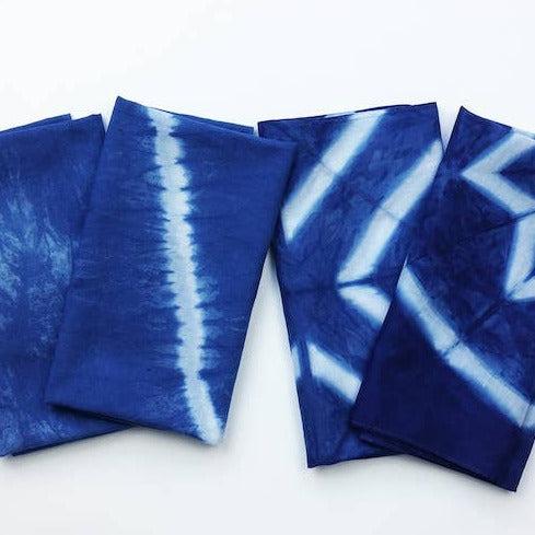 Curious Corners-Yamato Indigo Shibori Kit (Bandana + Tenugui)-craft kit-gather here online