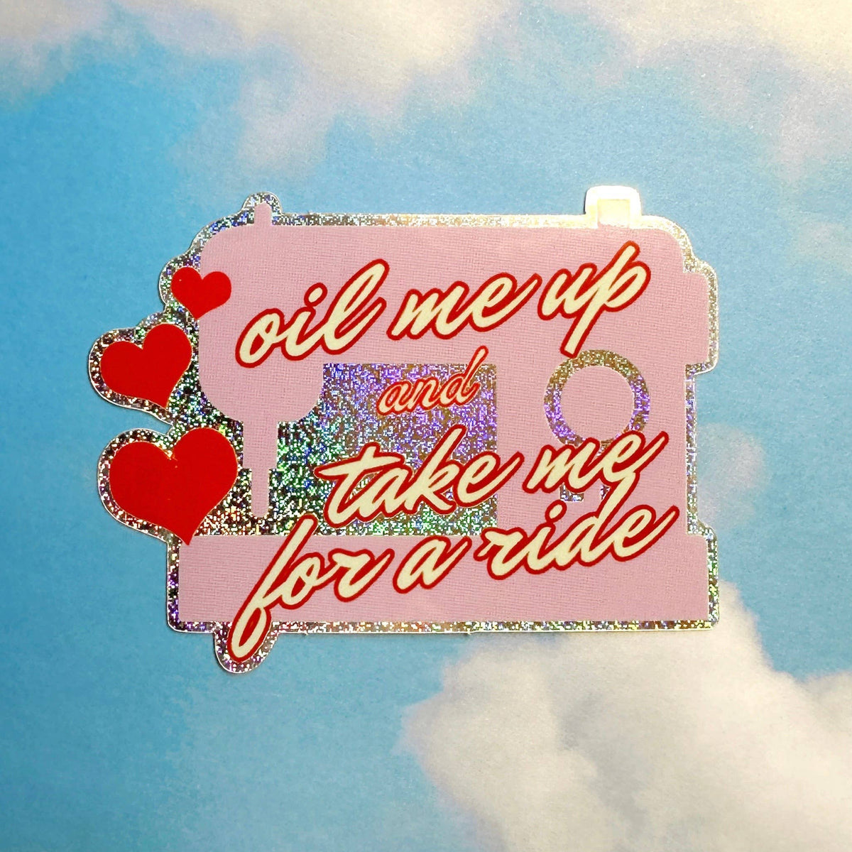 Feral Notions-Oil Me Up Sewing Machine Sticker-sticker-gather here online