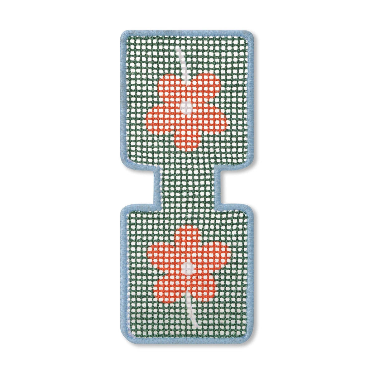 Lucky Feather-Needlepoint Keychain Kit - Flower-xstitch kit-gather here online