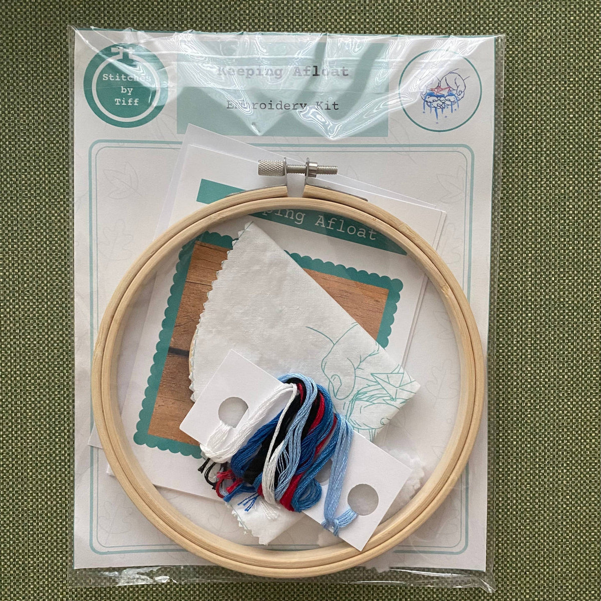 Stitches By Tiff-Keeping Afloat Embroidery Kit-embroidery kit-gather here online