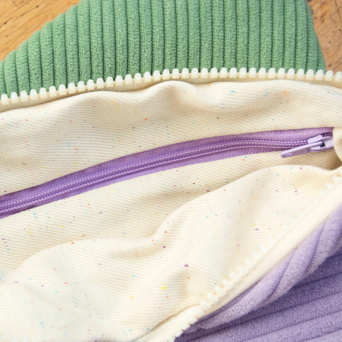 Curlworks-The Fish Bag - Lavender / Sage-bags & baskets-gather here online