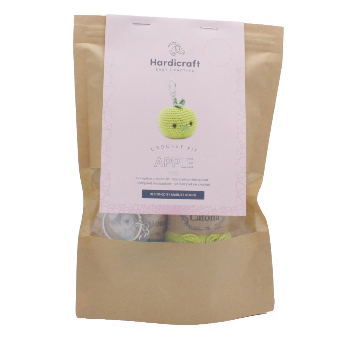 Hardicraft-DIY Crochet Kit - Apple Keychain-knitting / crochet kit-gather here online