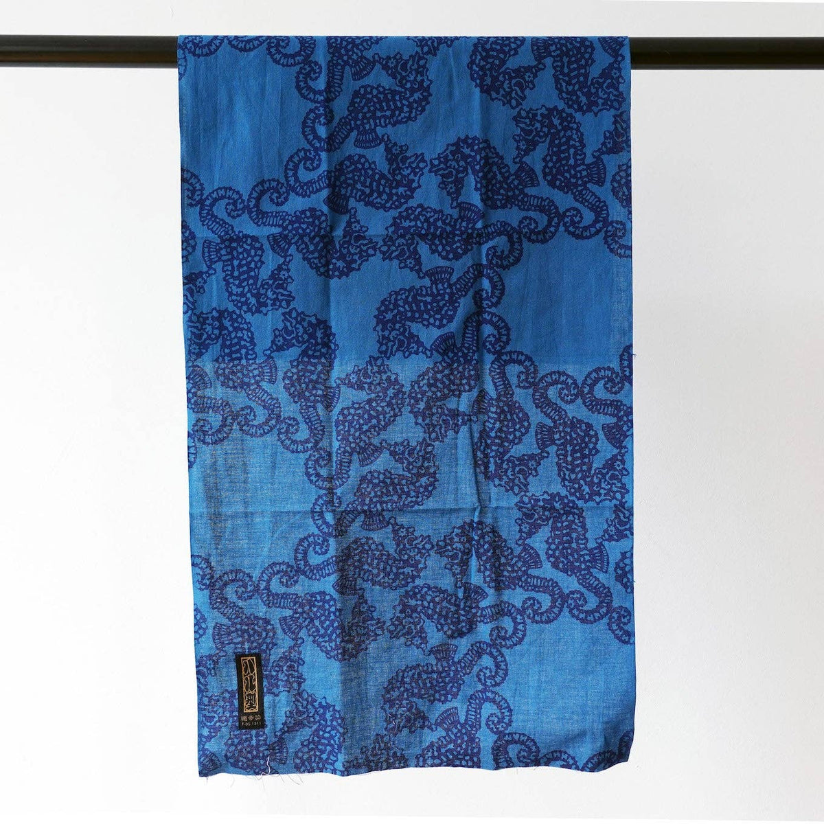 Curious Corners-Izumimomen Tenugui - Seahorse-accessory-gather here online