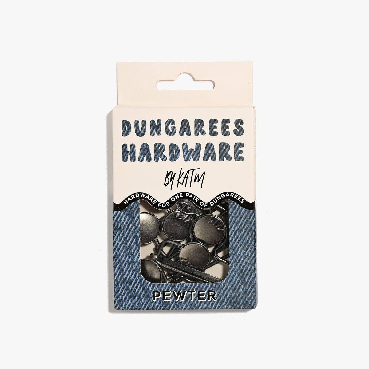 Kylie and The Machine-Dungarees Hardware Kit - Pewter-hardware kit-gather here online