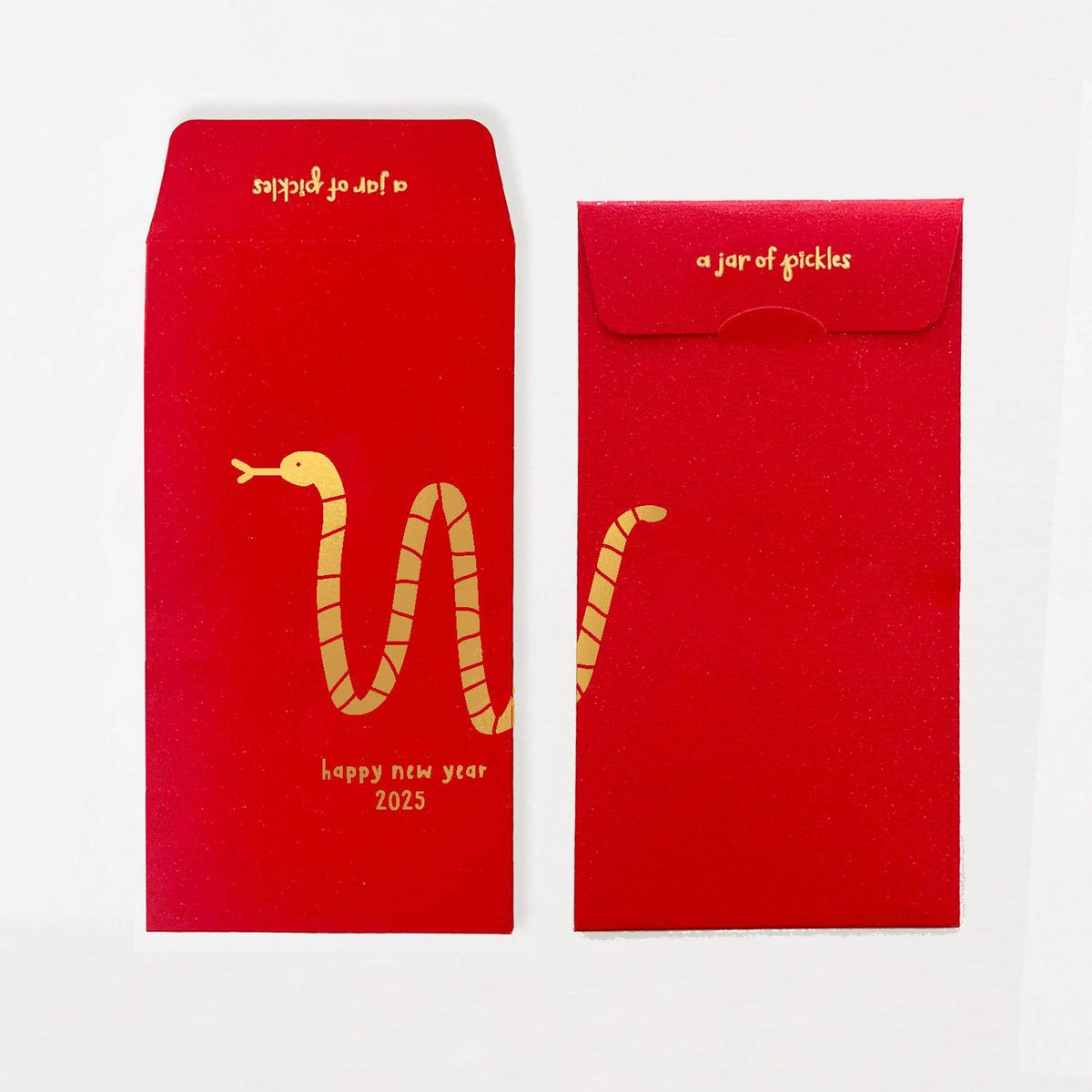 A Jar Of Pickles-Lunar New Year Snake Red Envelope Set of 3-greeting card-gather here online