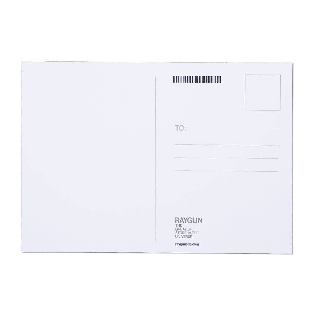 RAYGUN-Keep Up The Good Work Postcard-greeting card-gather here online