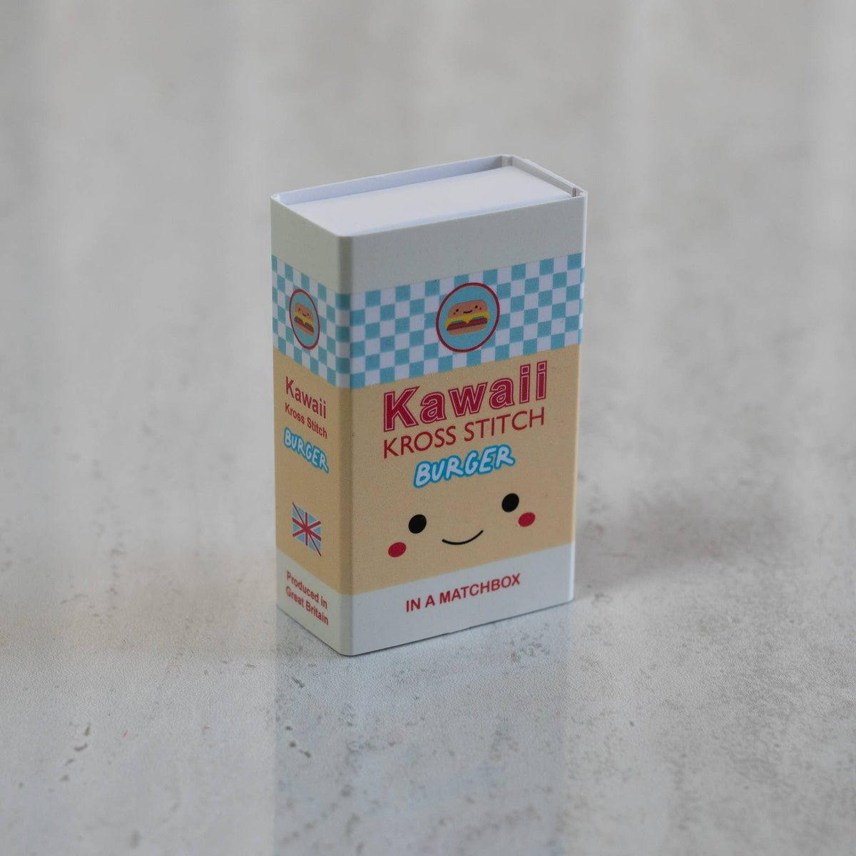 Marvling Bros Ltd-Kawaii Burger Mini Cross Stitch Kit-xstitch kit-gather here online