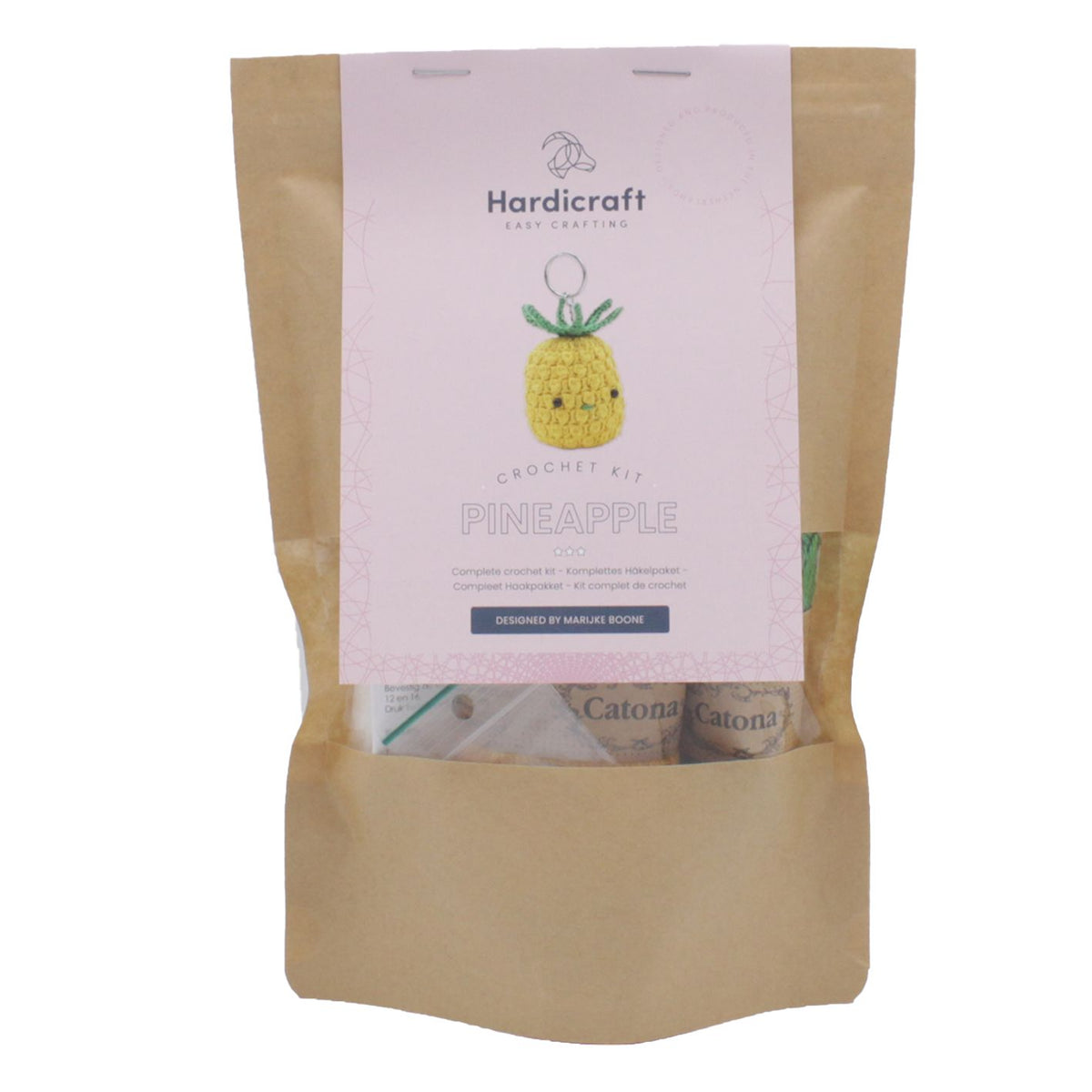 Hardicraft-DIY Crochet Kit - Pineapple Keychain-knitting / crochet kit-gather here online