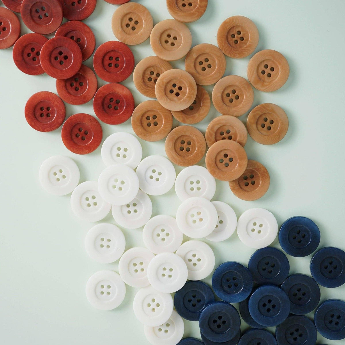 Matchy Matchy Sewing Club-Caramel 1" Corozo Nut Buttons-button-gather here online