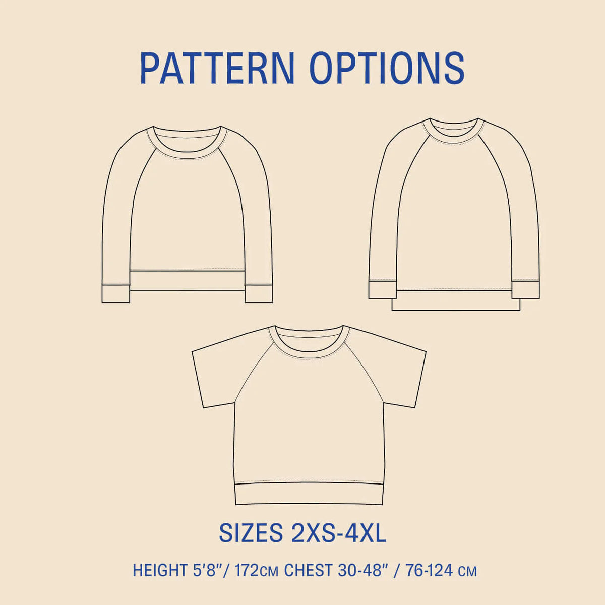 Wardrobe By Me-Boxy Raglan Sweater Pattern-sewing pattern-gather here online