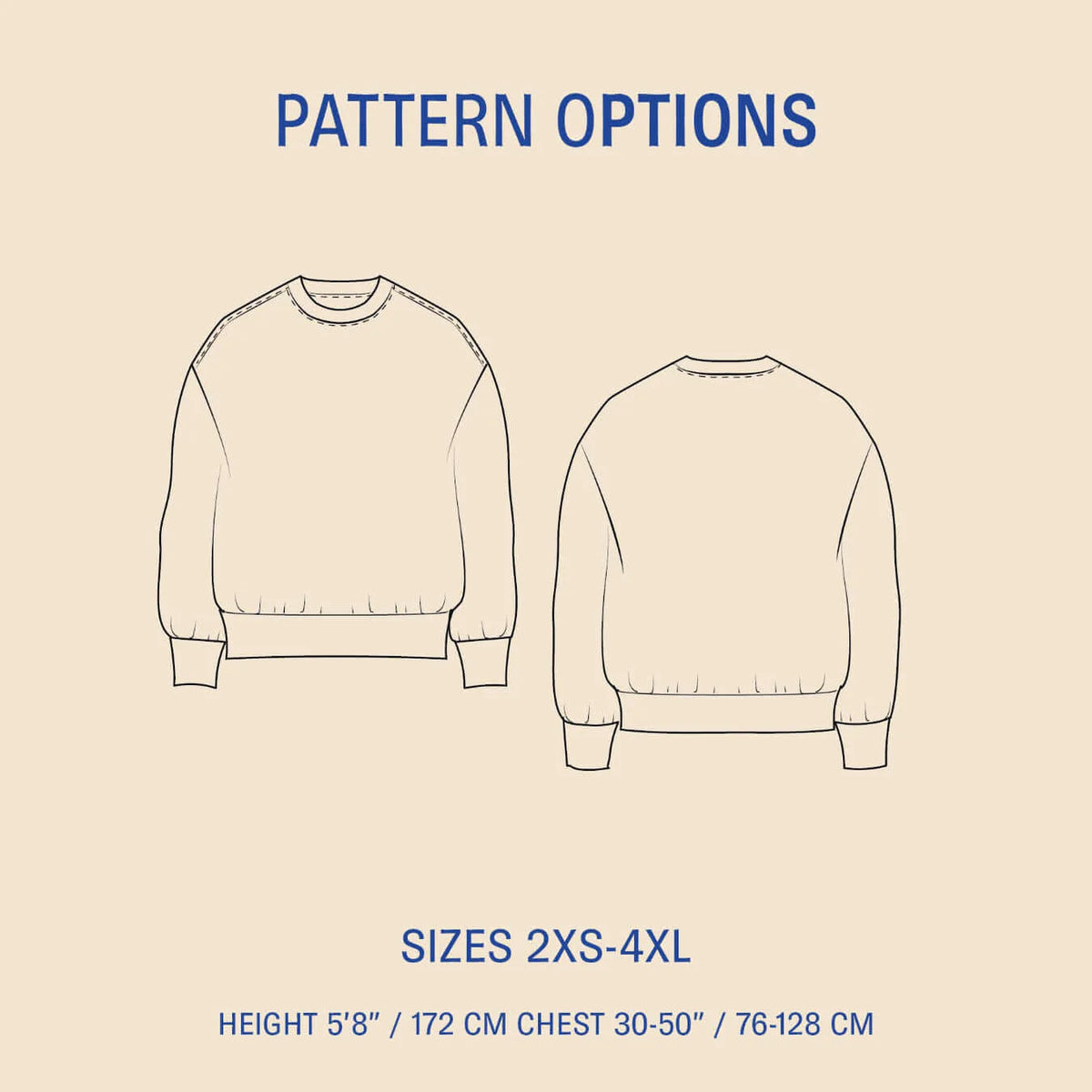 Wardrobe By Me-Boyfriend Sweater Pattern-sewing pattern-gather here online