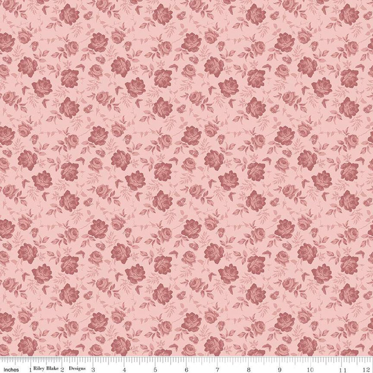 Riley Blake Designs-Tone-on-Tone Pink-fabric-gather here online