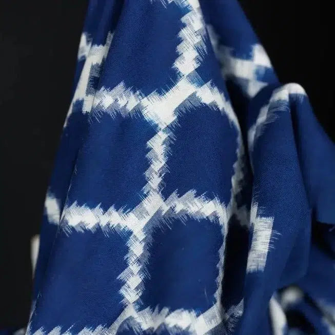 Merchant & Mills-Ikat Ink Indian Cotton-fabric-gather here online