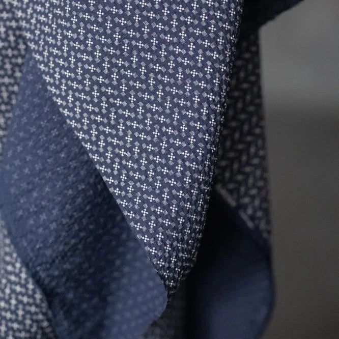 Merchant & Mills-Sukoshi Organic Seersucker Indigo-fabric-gather here online