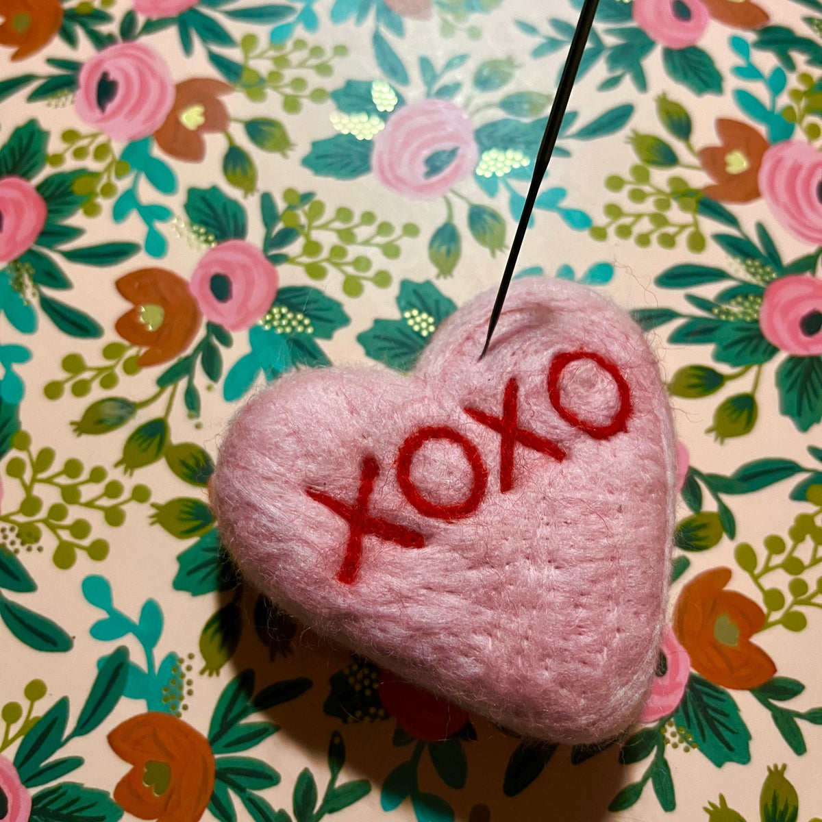Gather Goods-Conversation Heart Needle Felt Kit-craft kit-gather here online
