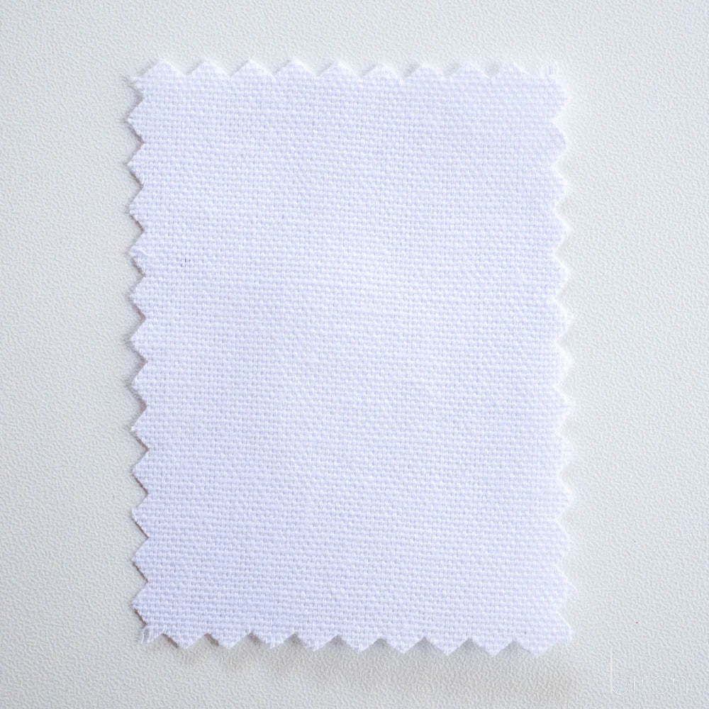 Birch Organic Fabrics-Organic Solid Duck Canvas-fabric-White-gather here online