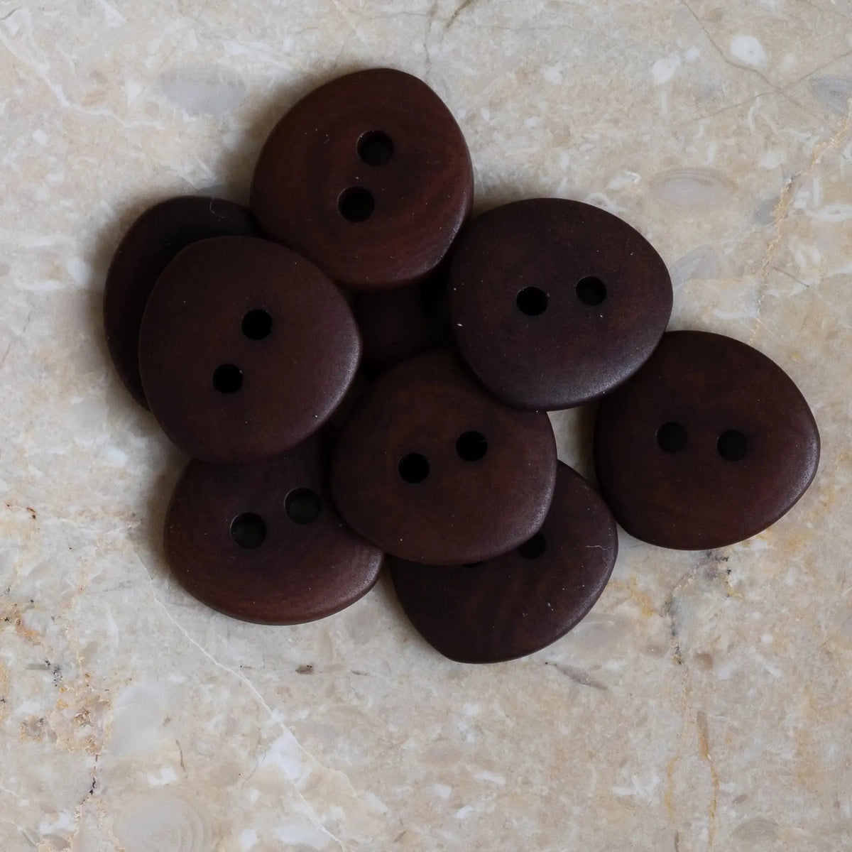 Atelier Brunette-12mm Jaipur Button (each)-button-Rust/Crispy Brownie-gather here online