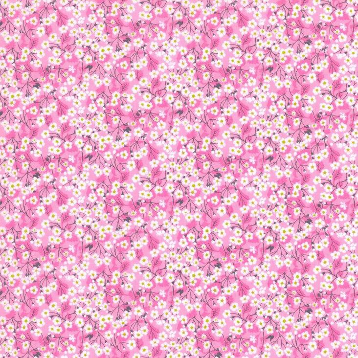 Liberty of London-Tana Lawn - Mitsi Valeria Pink-fabric-gather here online