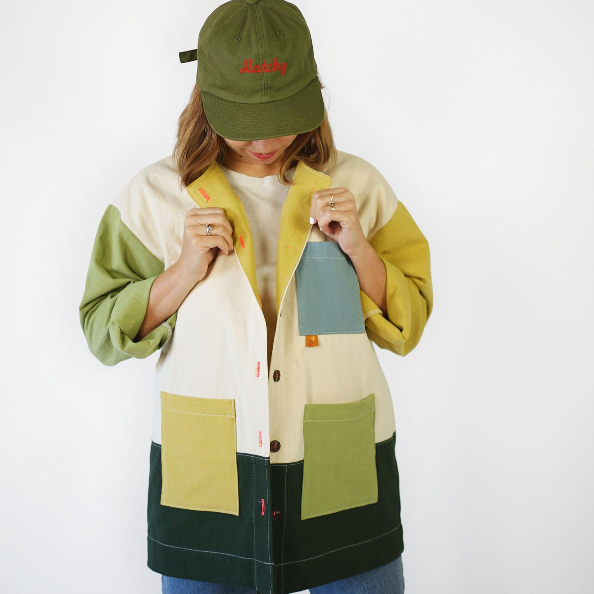 Matchy Matchy Sewing Club-Makers Over Shirt Pattern - PDF DOWNLOAD-sewing pattern-gather here online