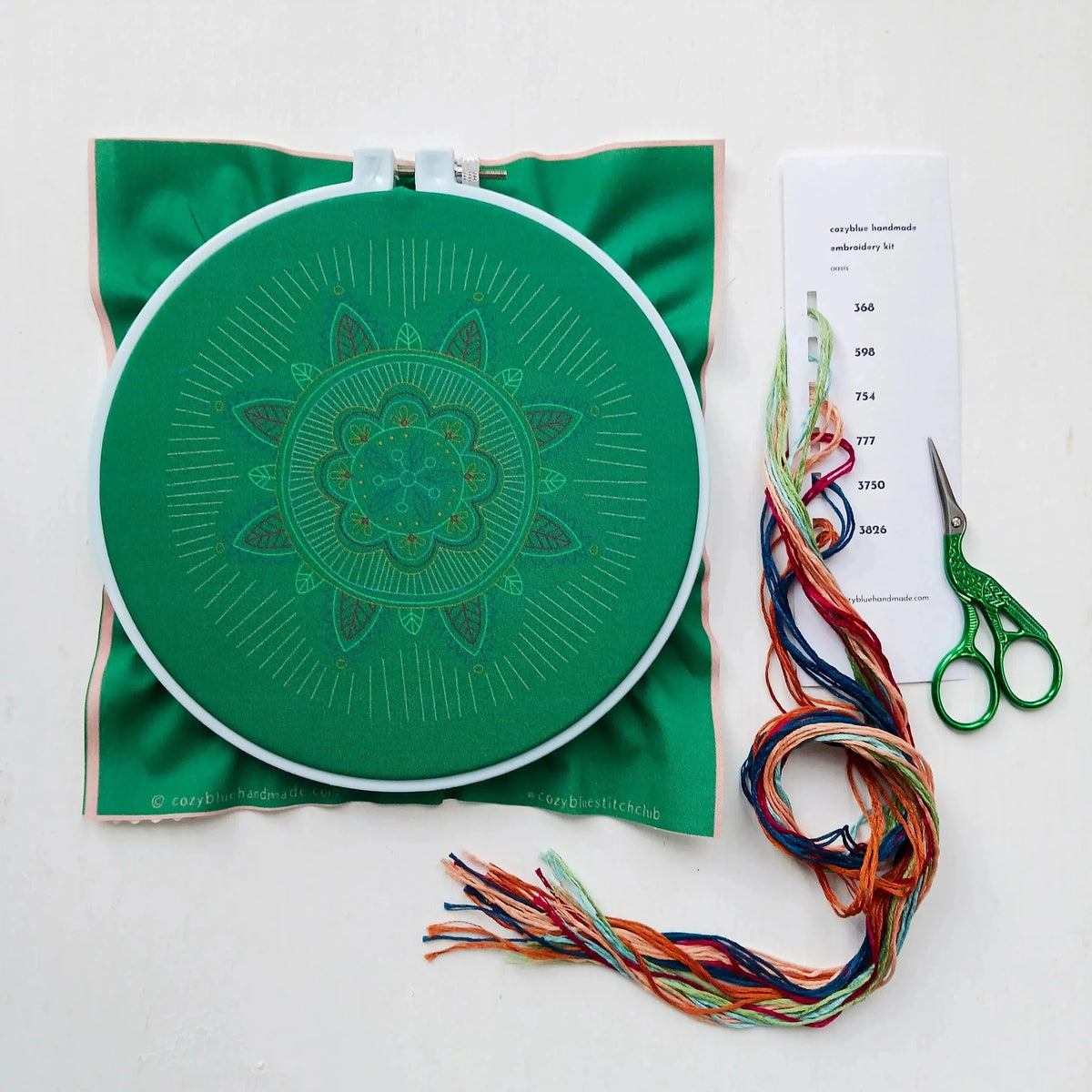 CozyBlue-Oasis Embroidery Kit-embroidery kit-gather here online