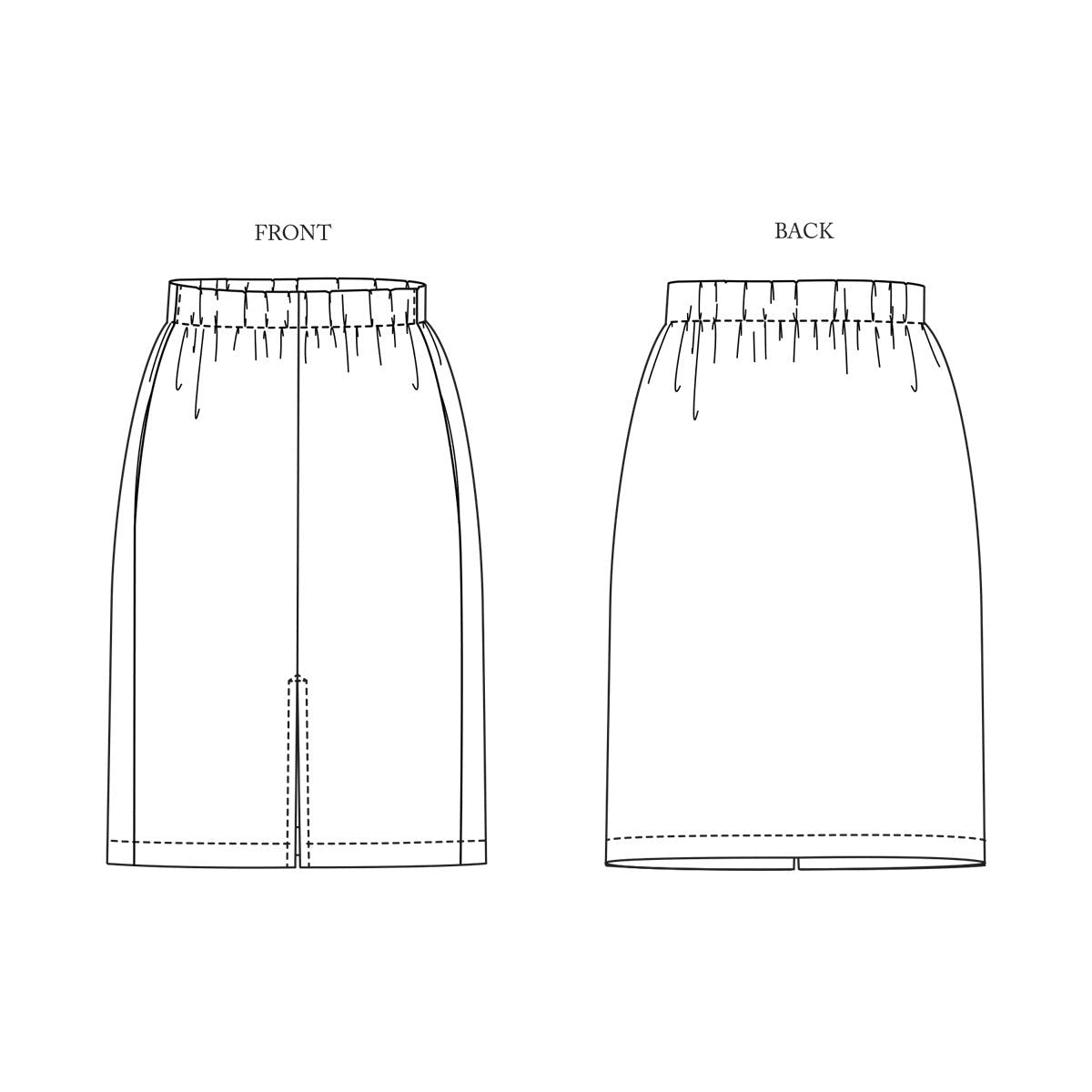 Merchant & Mills-Penna Pencil Skirt Pattern - PDF DOWNLOAD-sewing pattern-gather here online