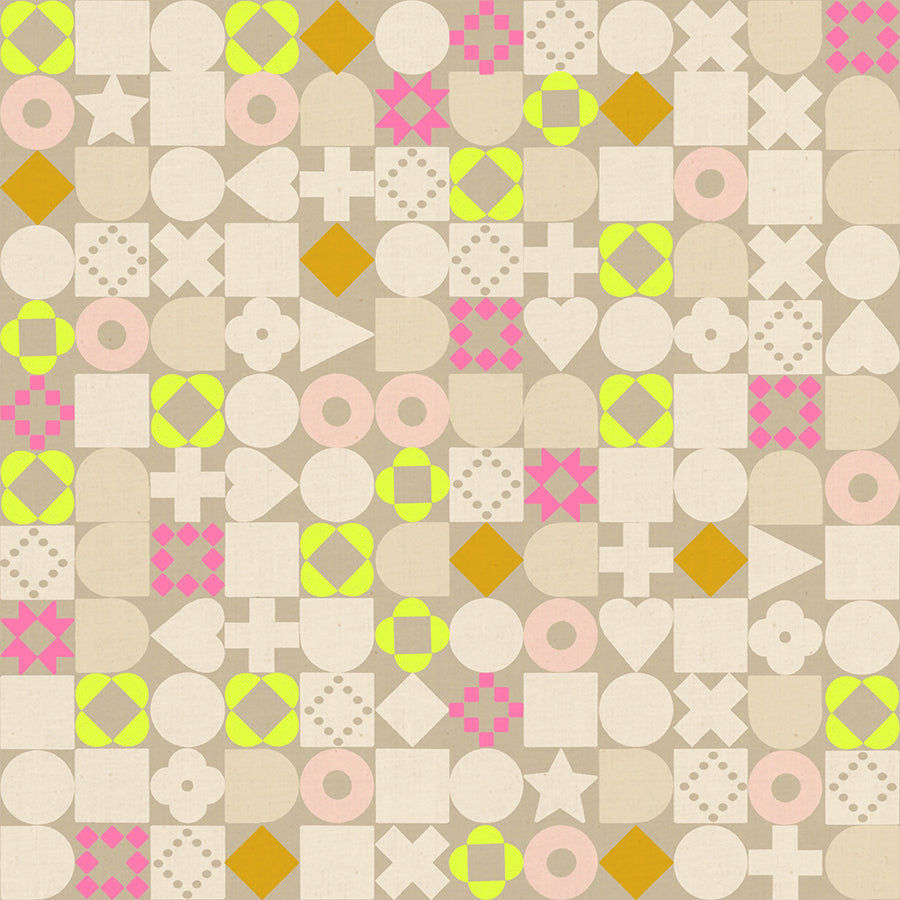 Ruby Star Society-Blocked Khaki-fabric-gather here online