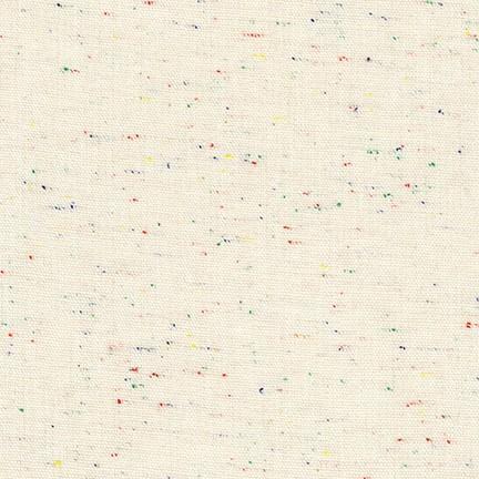 Robert Kaufman-REMNANT: Essex Speckled Yarn Dyed (Discontinued), 1090 Cream, 30% OFF 1.5 YDS-fabric remnant-gather here online