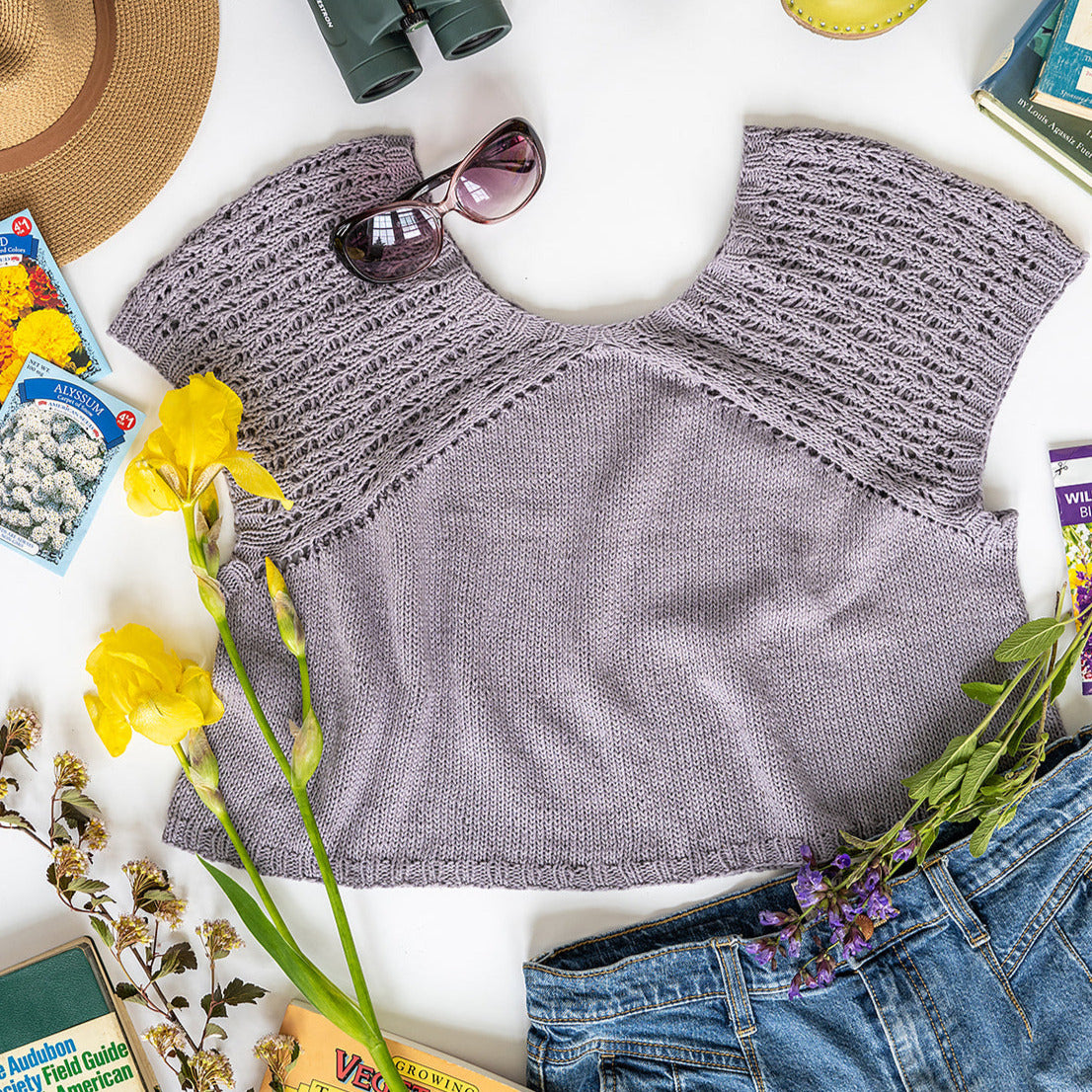 gather here classes-Summer Sweater KAL - 3 sessions-class-gather here online