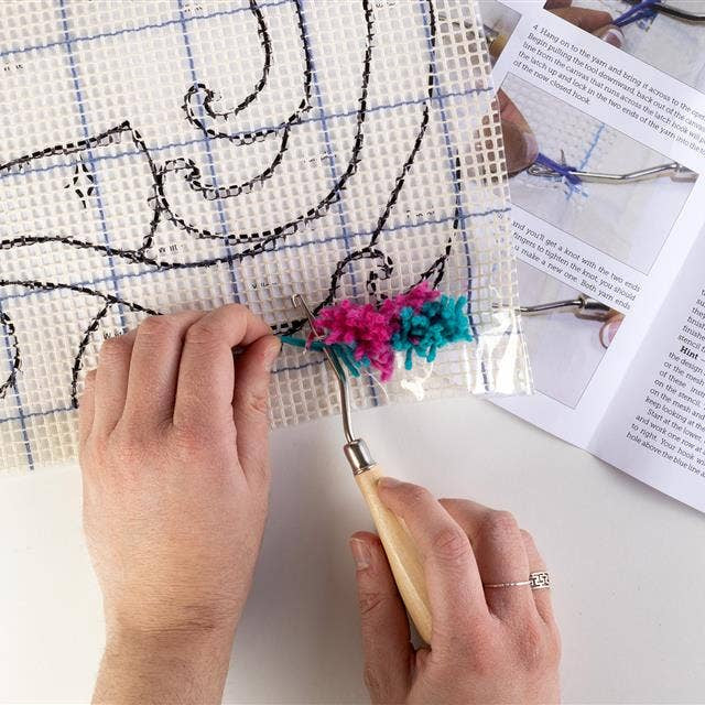 Friendly Loom-Butterfly Latch Hooking Kit-craft kit-gather here online