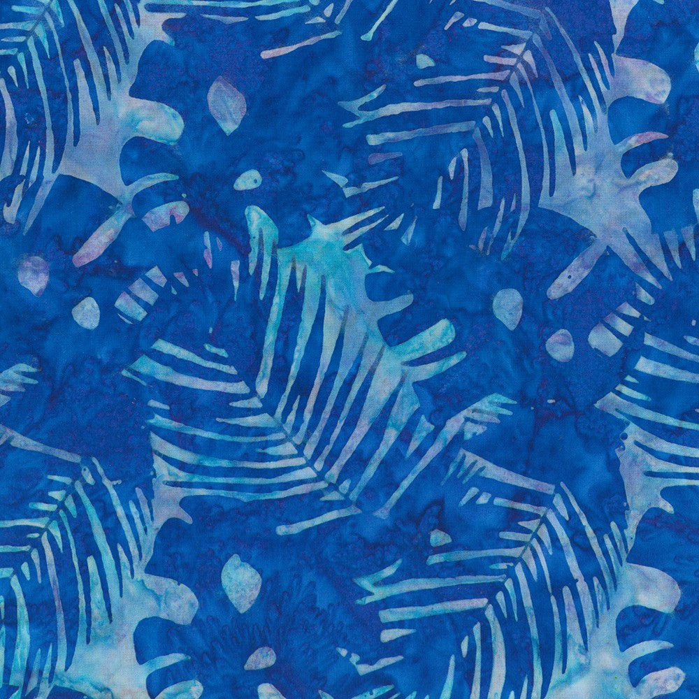 Robert Kaufman-Coastal Foliage Blue-fabric-gather here online