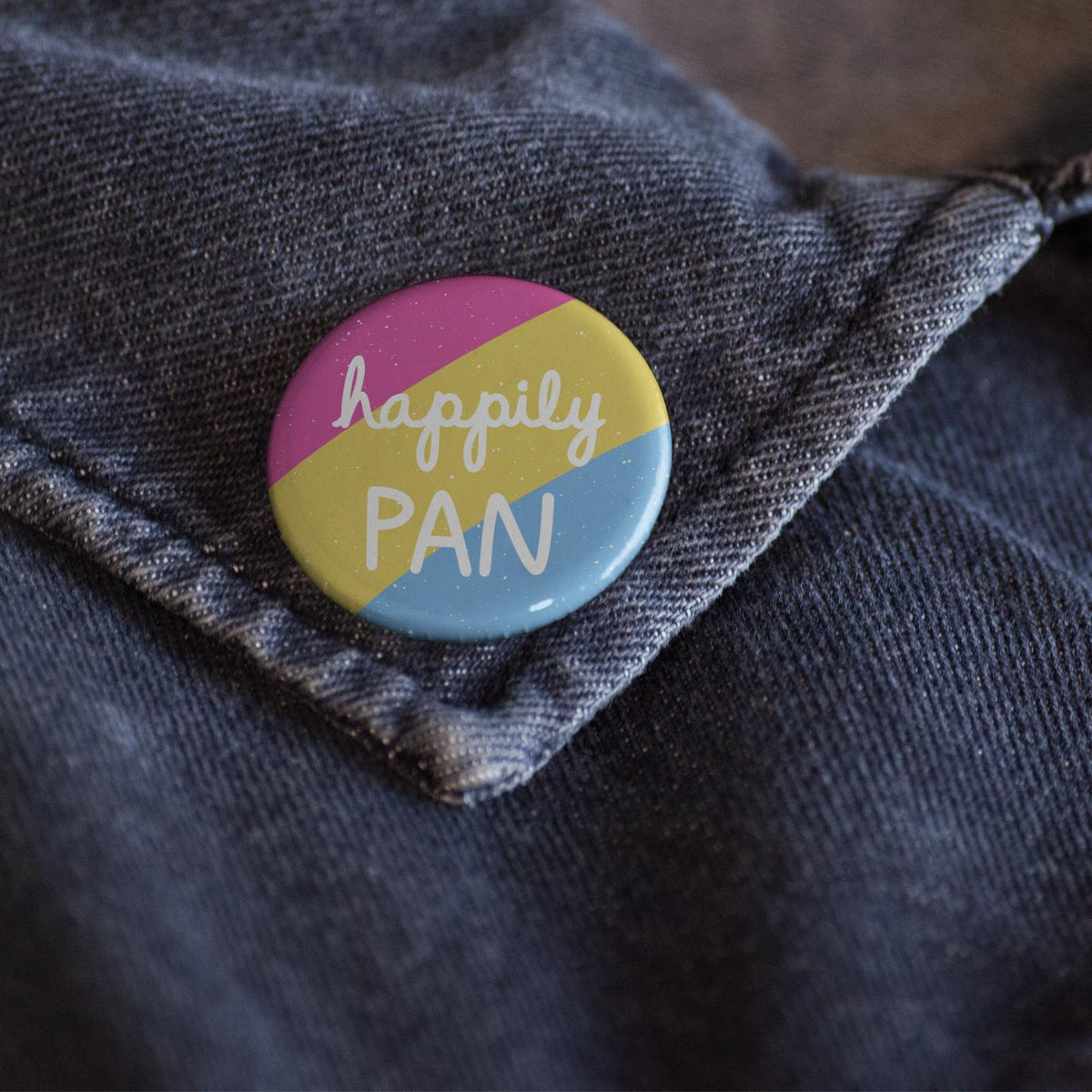 Luck and Lavender Studio-Happily Pan Button-patches + pins-gather here online