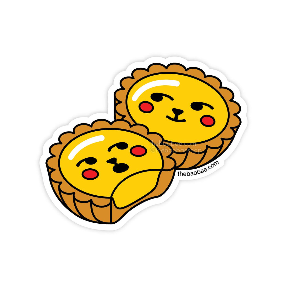 The Bao Bae-Egg Tart Sticker-accessory-gather here online