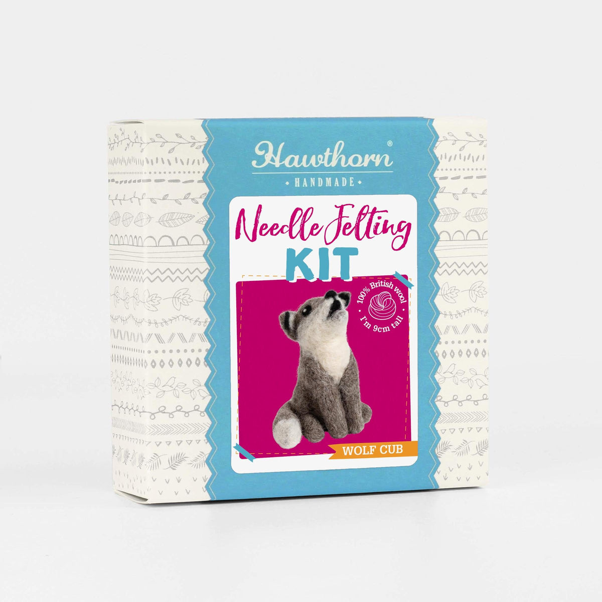 Hawthorn Handmade-Wolf Cub Mini Needle Felting Kit-craft kit-gather here online