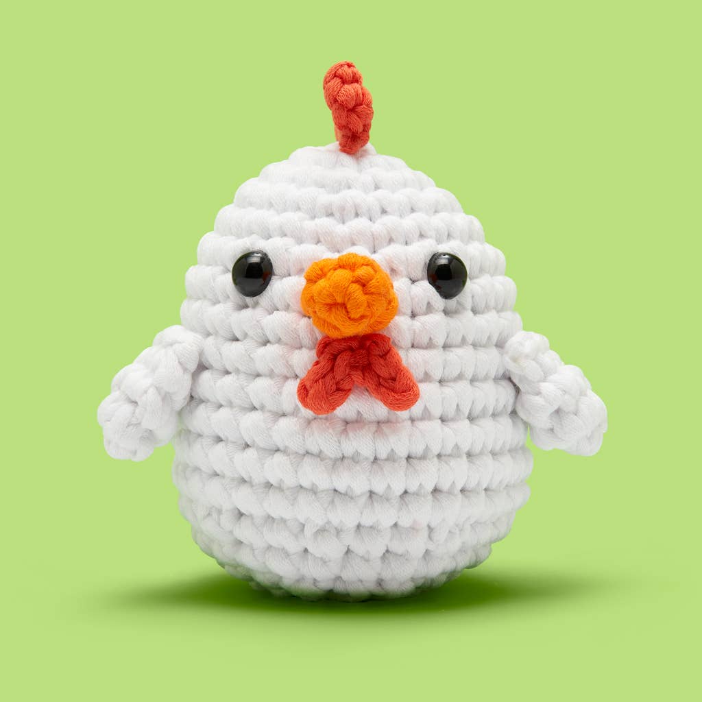 The Woobles-Bo the Chicken Beginner Crochet Kit-knitting / crochet kit-gather here online