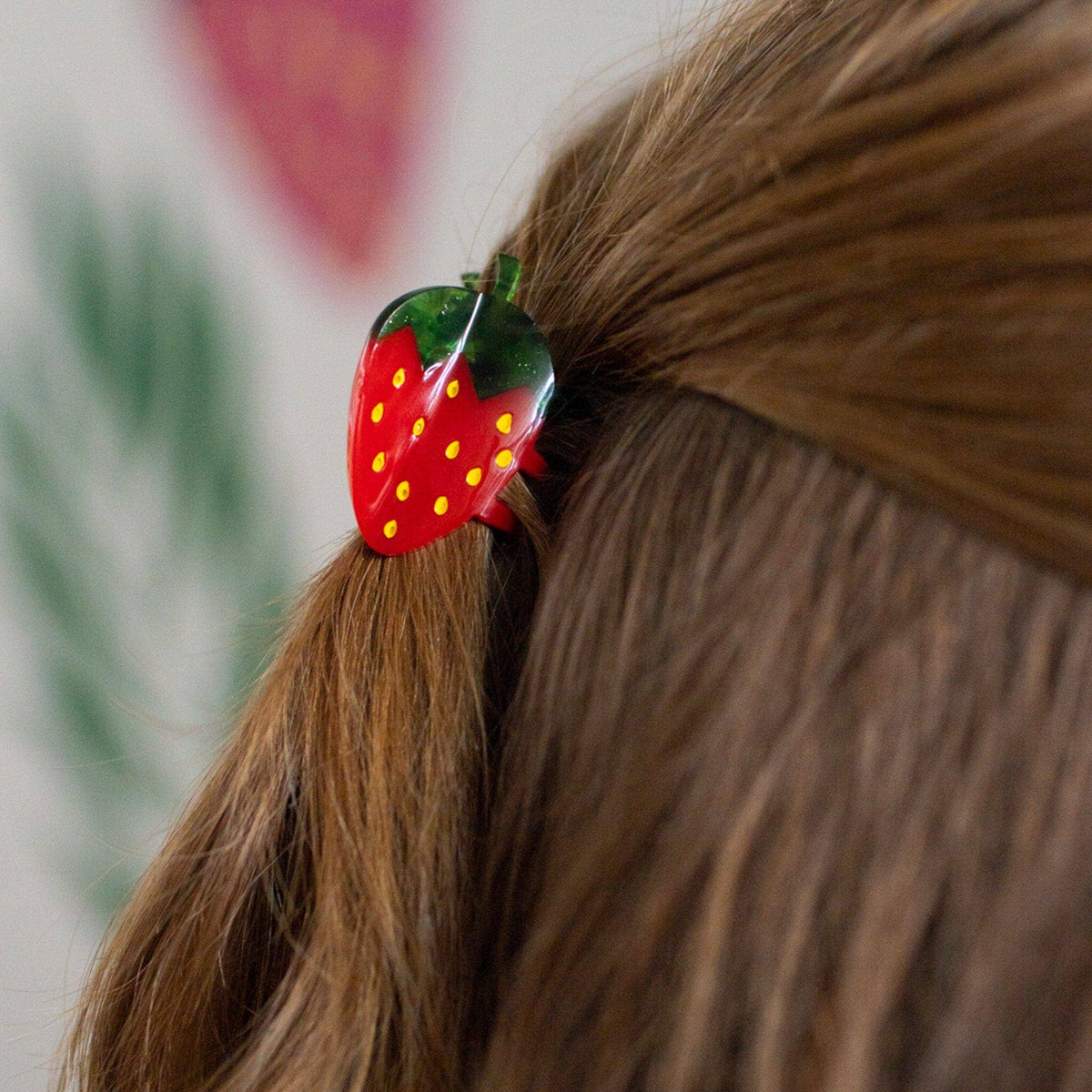 Jenny Lemons-Mini Strawberry Hair Claw-accessory-gather here online