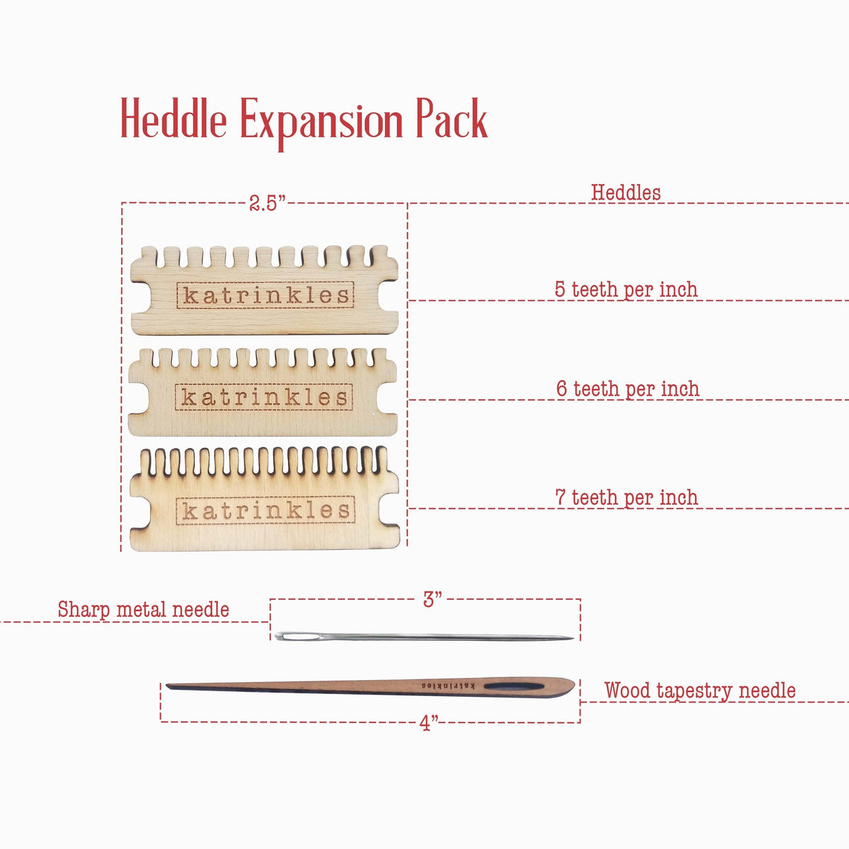 Katrinkles-Heddle Expansion Pack-knitting notion-gather here online