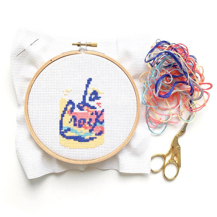 The Stranded Stitch-La Croix DIY Cross Stitch Kit-xstitch kit-gather here online