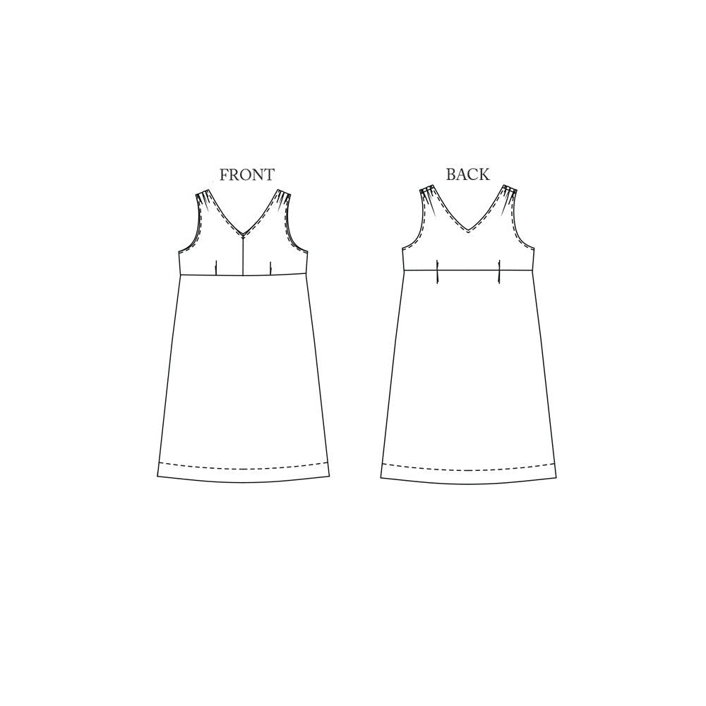 Merchant & Mills-Lilian Slip Dress Pattern - PDF DOWNLOAD-sewing pattern-gather here online