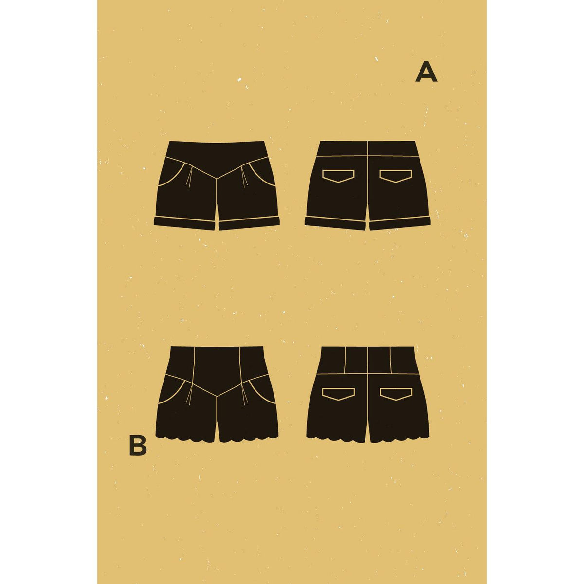 Chataigne Shorts Pattern
