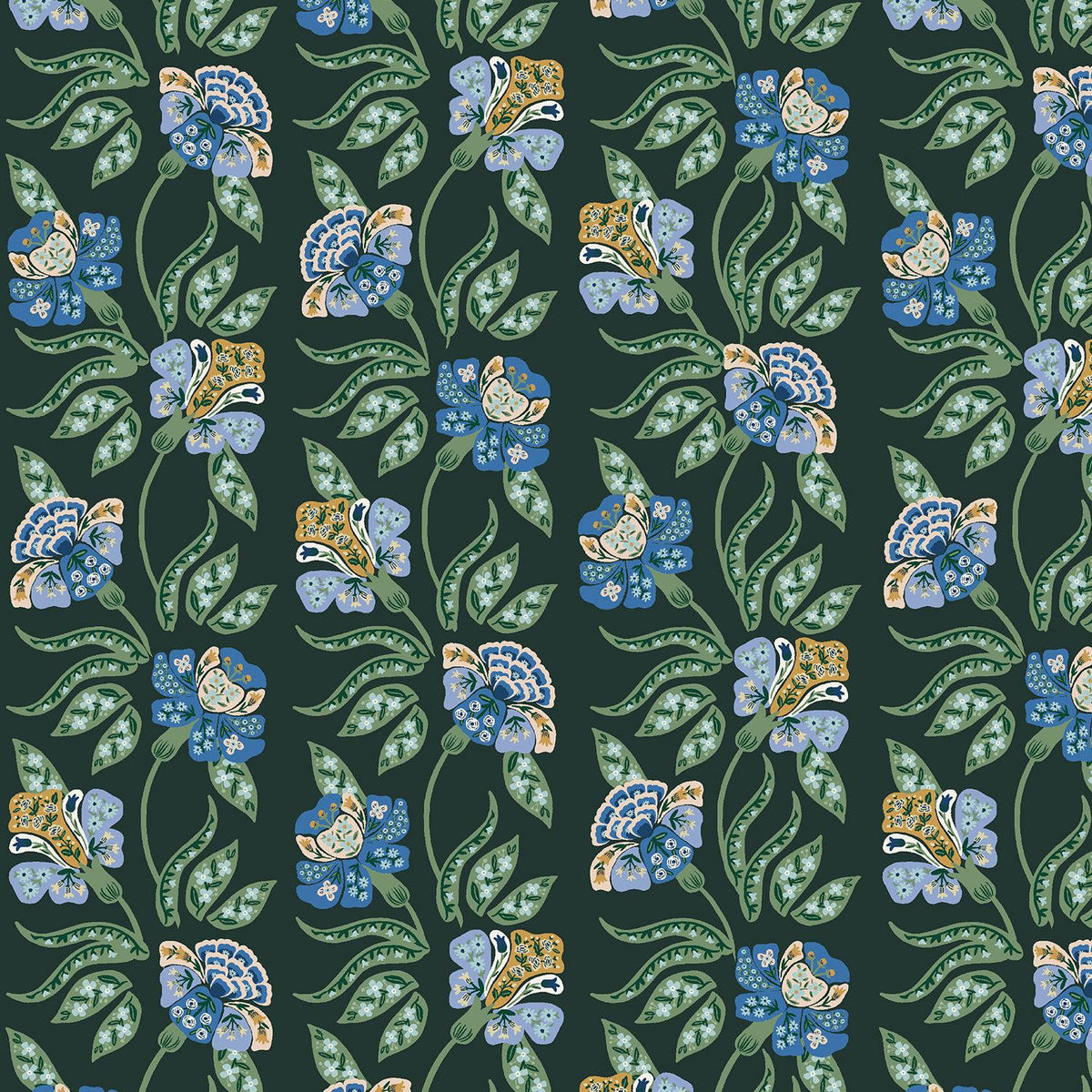 Cotton + Steel-Posy Hunter-fabric-gather here online