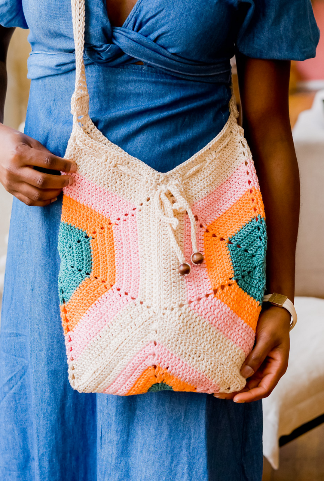 gather here classes-Crochet Tobago Bag - 2 sessions-class-gather here online